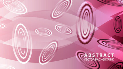 Abstract colorful oval background with gradient color - vector