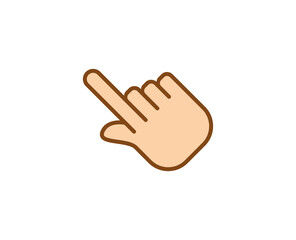 Gesture premium line icon. Simple high quality pictogram. Modern outline style icons. Stroke vector illustration on a white background. 