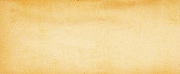 Old brown paper parchment background design with distressed vintage stains and ink spatter and white faded shabby center, elegant antique beige color