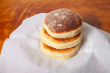 Clotted cream biscuits. Sweet gorditas. Traditional mexican recipe