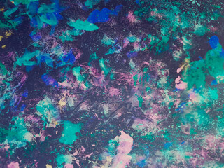 Cobalt Abstract Light. Navy Watercolor Ink. Blue Grunge Light. Azure Texture Poster. Paint Paper. Design Creative. Art Trendy. Splash Background.