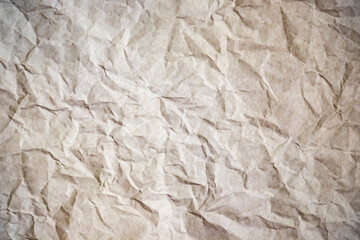 crumpled paper texture background, old creased paper.