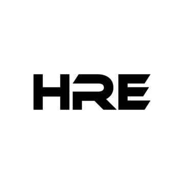 HRE letter logo design with white background in illustrator, vector logo modern alphabet font overlap style. calligraphy designs for logo, Poster, Invitation, etc.