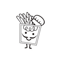 food business icon logo vector art