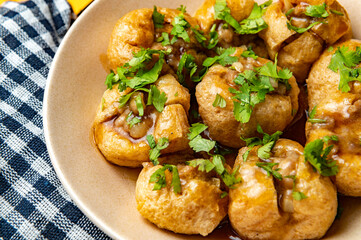 Fried Tofu with stuff meat