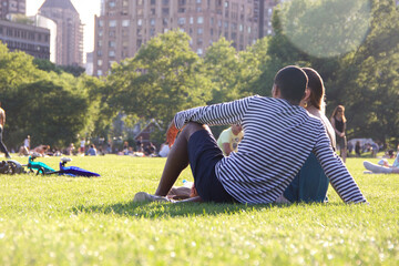 Chilling at Central Park in NY for a sunny fun day