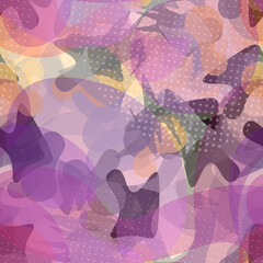 Fashion Camouflage. Summer Texture Military.