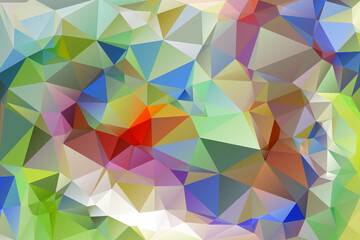 Polygonal Mosaic Background, Low Poly