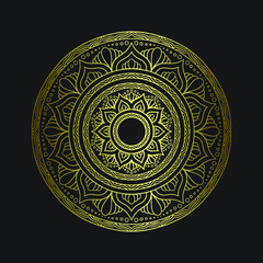 Ornamental luxury mandala pattern. Black complex doodle mandala on a transparent background, for printable coloring