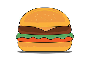Burger Art & Illustration