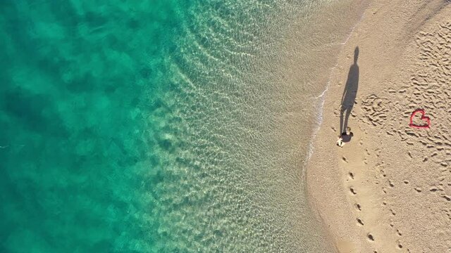 am Strand laufen