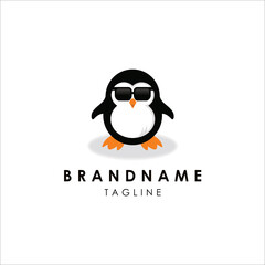 Penguin illustration mascot logo, good for mascot, icon.