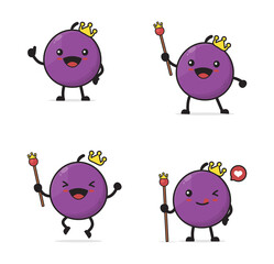 grapes cartoon character