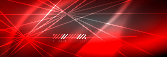 Neon dynamic beams vector abstract wallpaper background. Wallpaper background, design templates for business or technology presentations, internet posters or web brochure covers