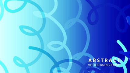 Abstract Colorful Curve Line Background with gradient color - vector