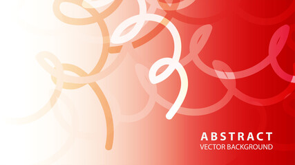 Abstract Colorful Curve Line Background with gradient color - vector