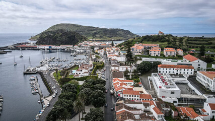 The landscape of Faial Island in the Azores