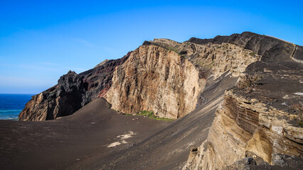 The landscape of Faial Island in the Azores