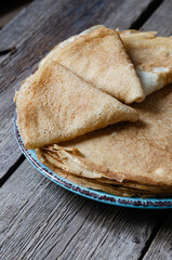 traditional pancakes crepes
