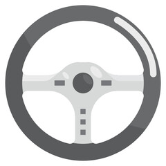 Car Service_steering wheel flat icon,linear,outline,graphic,illustration