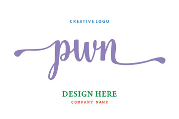 PWN lettering logo is simple, easy to understand and authoritative