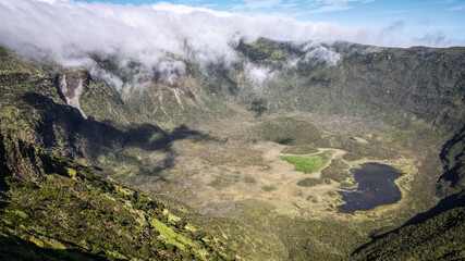 The landscape of Faial Island in the Azores