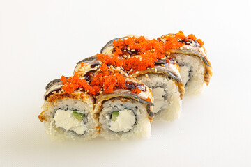 Japanese tradtional roll with eel