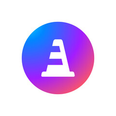 Traffic Cone - Sticker