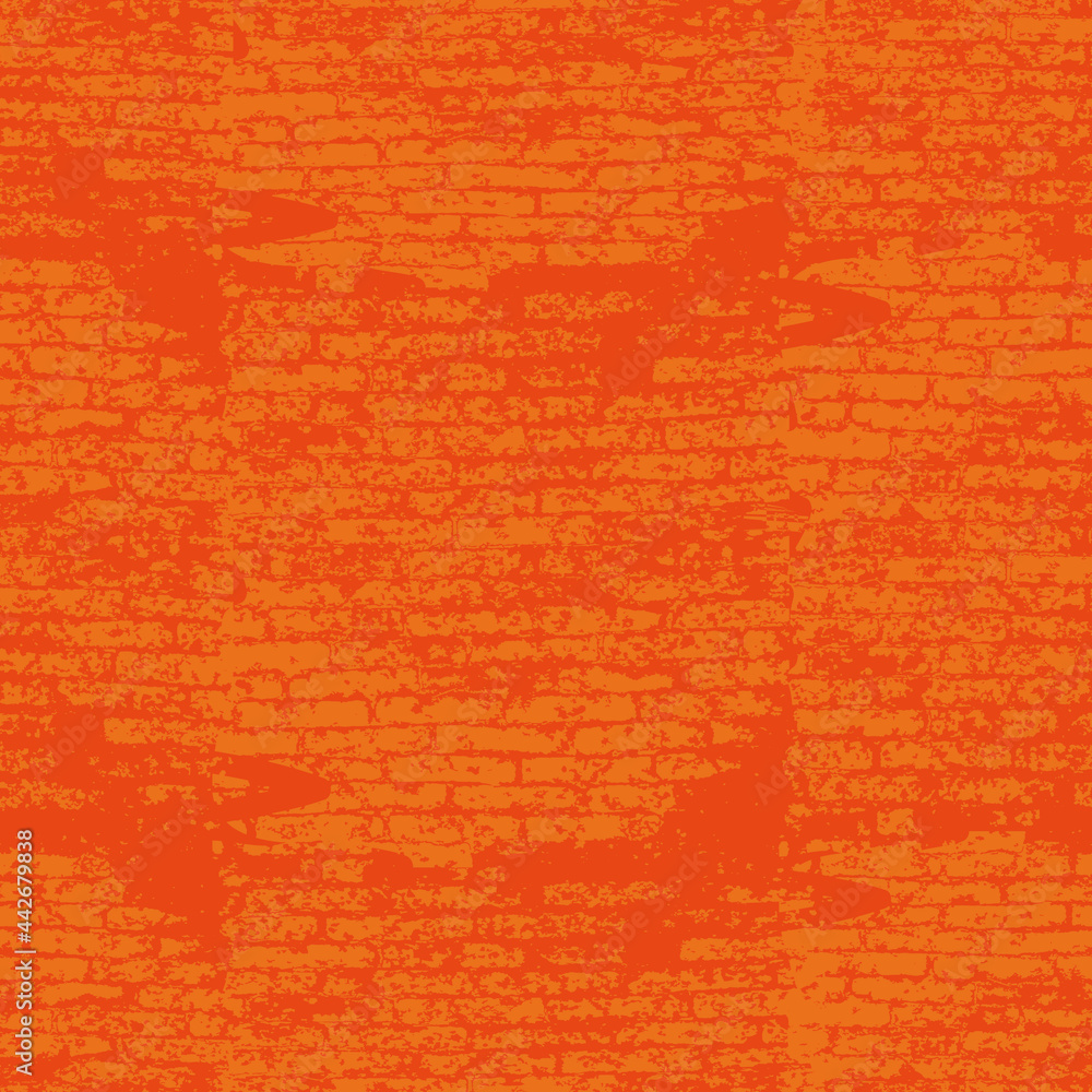 Poster orange wall texture vector seamless repeat pattern print background