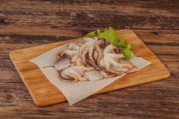 Raw seafood - octopus for cooking