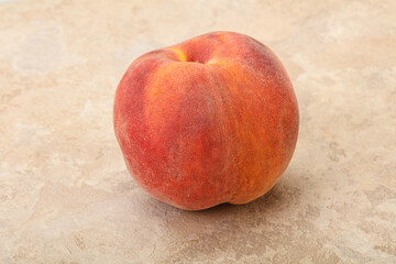 Fresh ripe sweet peach fruit