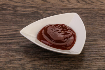 Traditional Barbicue sauce in the bowl
