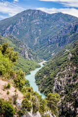 Fototapeta na wymiar Les gorges du Verdon ou Grand Canyon du Verdon