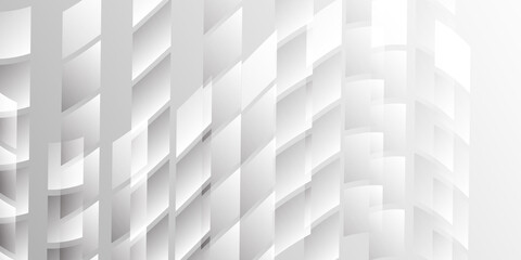 white and grey geometry background