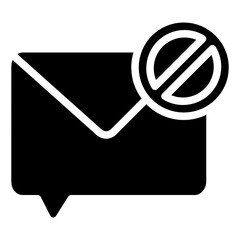 Message_Spam message glyph icon,linear,outline,graphic,illustration