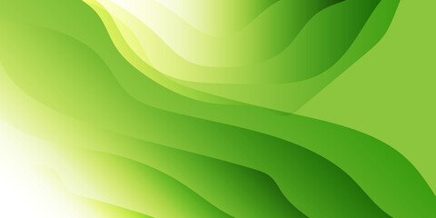Green fluid background
