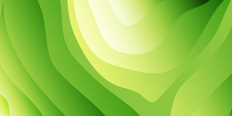 Green fluid background