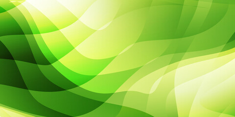 Green fluid background