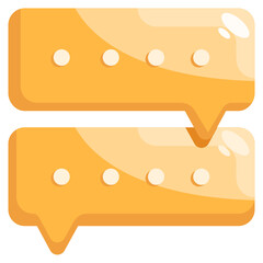 Message_Discussion flat icon,linear,outline,graphic,illustration