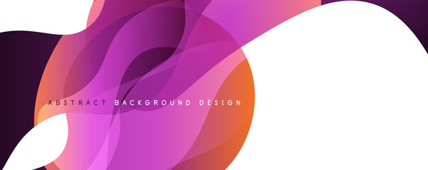 Trendy simple fluid color gradient abstract background with dynamic wave line effect. Vector Illustration For Wallpaper, Banner, Background, Card, Book Illustration, landing page