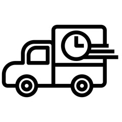 Order And Shipping_express delivery line icon,linear,outline,graphic,illustration