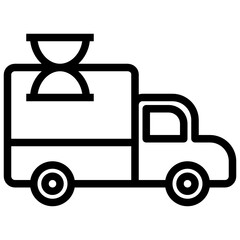 Order And Shipping_intraday delivert line icon,linear,outline,graphic,illustration