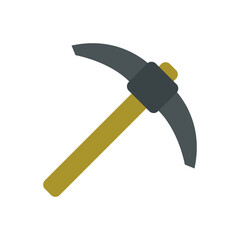 Pickaxe icon vector graphic illustration