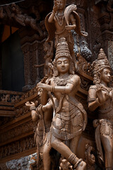Sanctuary of Truth Tempel, Thailand