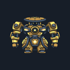 mecha bot illustration
