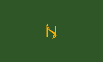 Letter N logo icon design template elements