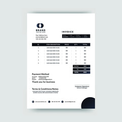 Simple A4 Invoice Design