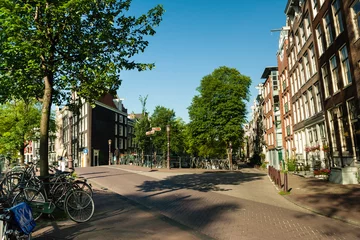 Fototapeten Stadsbeeld van Amsterdam, Cityscape of Amsterdam © AGAMI