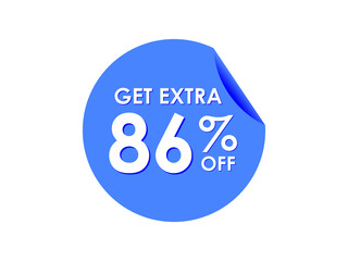 Get Extra 86% percent off Sale Round sticker