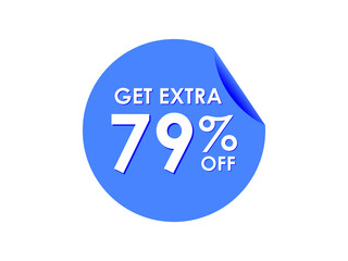 Get Extra 79% percent off Sale Round sticker